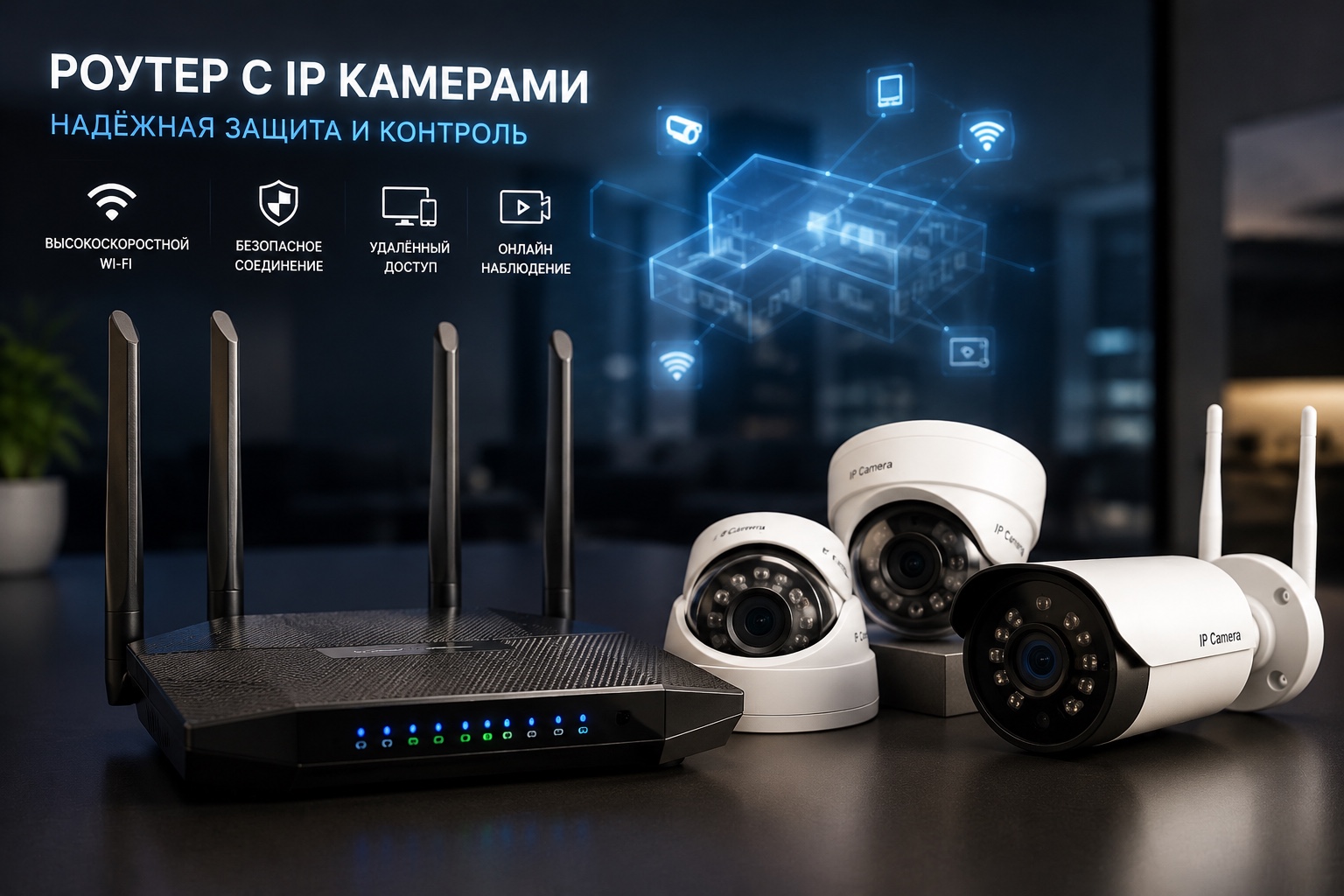 Router and IP camera